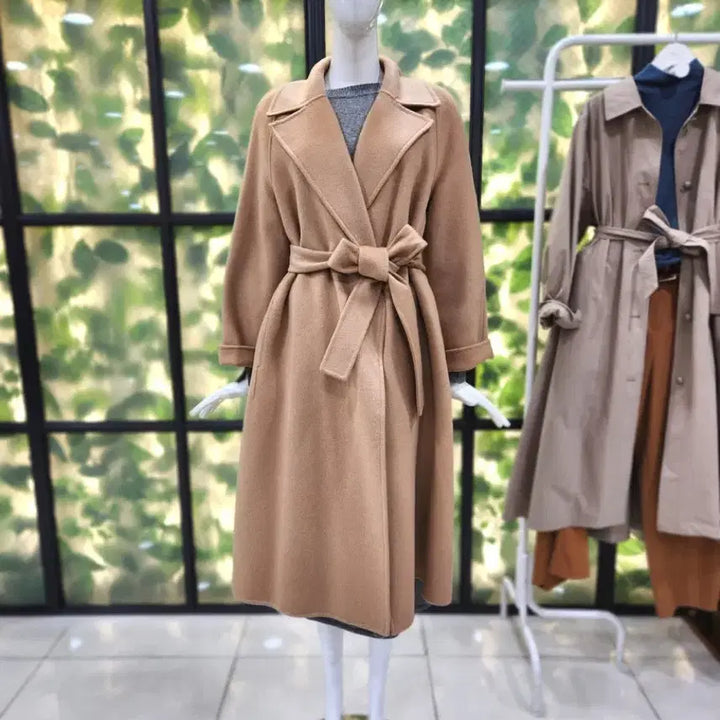 [BUNJANG] DUEL Belted Wool Long Coat Size 55 / 듀엘 벨티드모직롱코트 55사이즈 새상품 팝니다