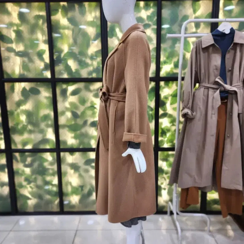 [BUNJANG] DUEL Belted Wool Long Coat Size 55 / 듀엘 벨티드모직롱코트 55사이즈 새상품 팝니다