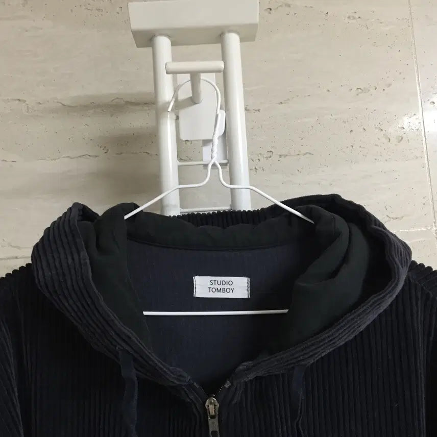 [BUNJANG] Studio Tomboy Corduroy Hooded Long Dress / 스튜디오톰보이 후드 코듀로이 원피스 free