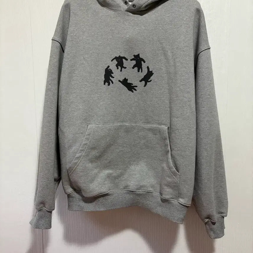 [BUNJANG] Branded Cats Graphic Hoodie / L) 브랜디드 캣츠 그래픽 후드티