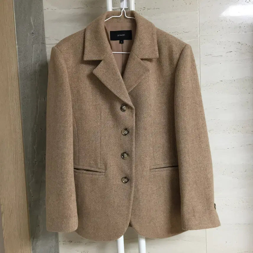 [BUNJANG] On&amp;On Herringbone Wool Jacket 85 / 온앤온 헤링본 양모 자켓 85