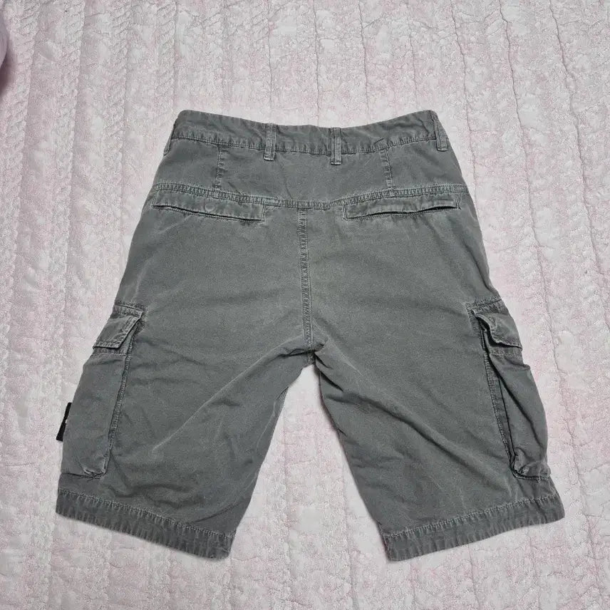 [BUNJANG] Stone Island Cargo Shorts Gray 28 / 정품 28-S 한글택 스톤아일랜드 카고반바지 그레이