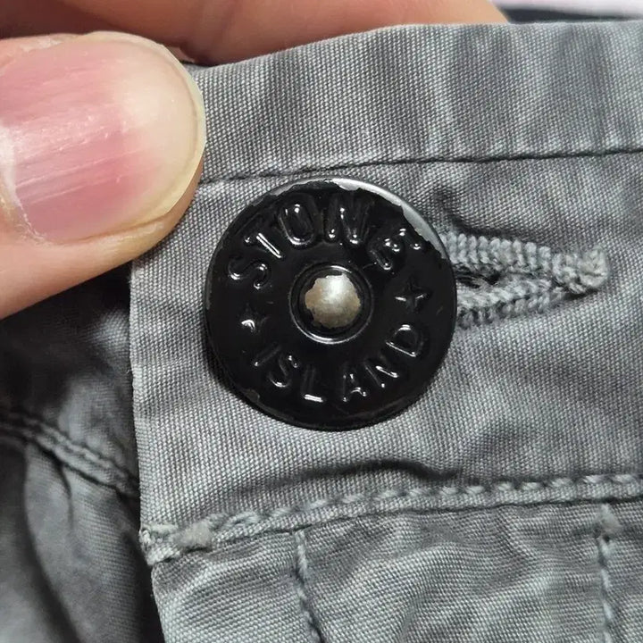 [BUNJANG] Stone Island Cargo Shorts Gray 28 / 정품 28-S 한글택 스톤아일랜드 카고반바지 그레이