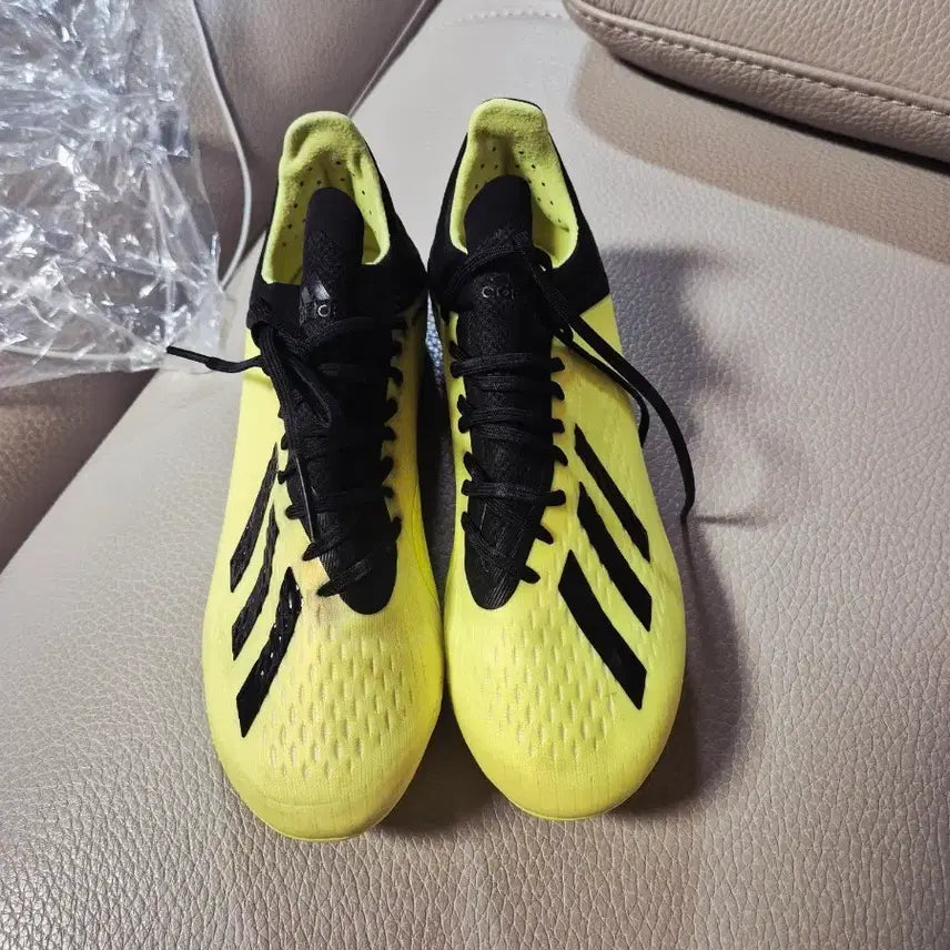 [BUNJANG] Adidas X Football Boots Fluorescent Yellow / 아디다스 엑스 축구화 형광 옐로우