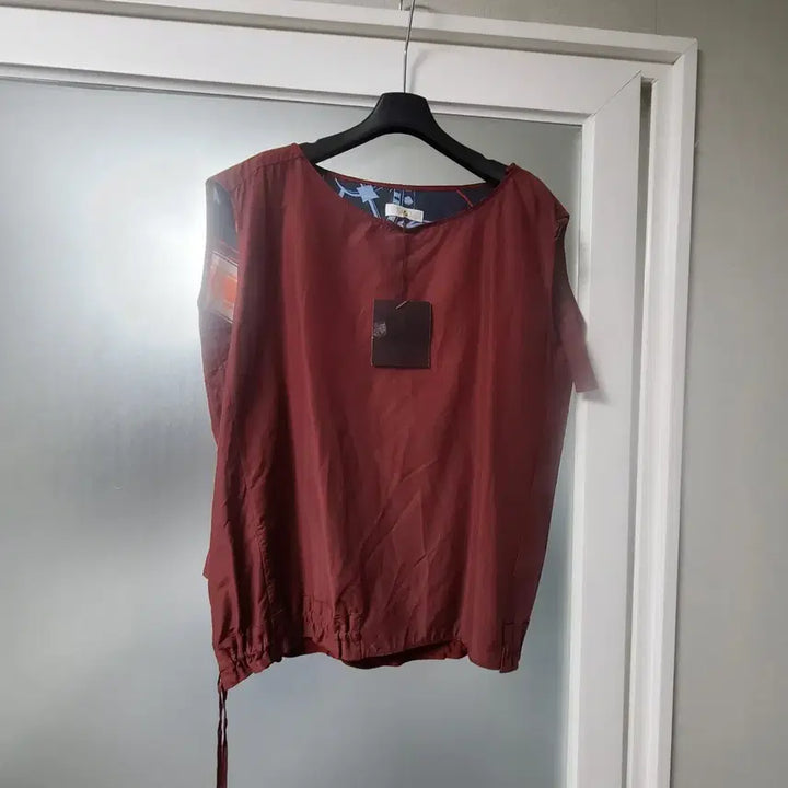 [BUNJANG] TIME Burgundy Setup Blouse + Wide Pants Set / [TIME] 타임 버건디 셋업 블라우스+와이드팬츠 택있는 새상품급 (55