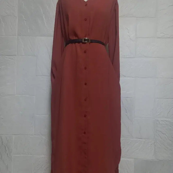[BUNJANG] Loose Fit Silk Shirt Dress / 루즈핏 셔츠원피스