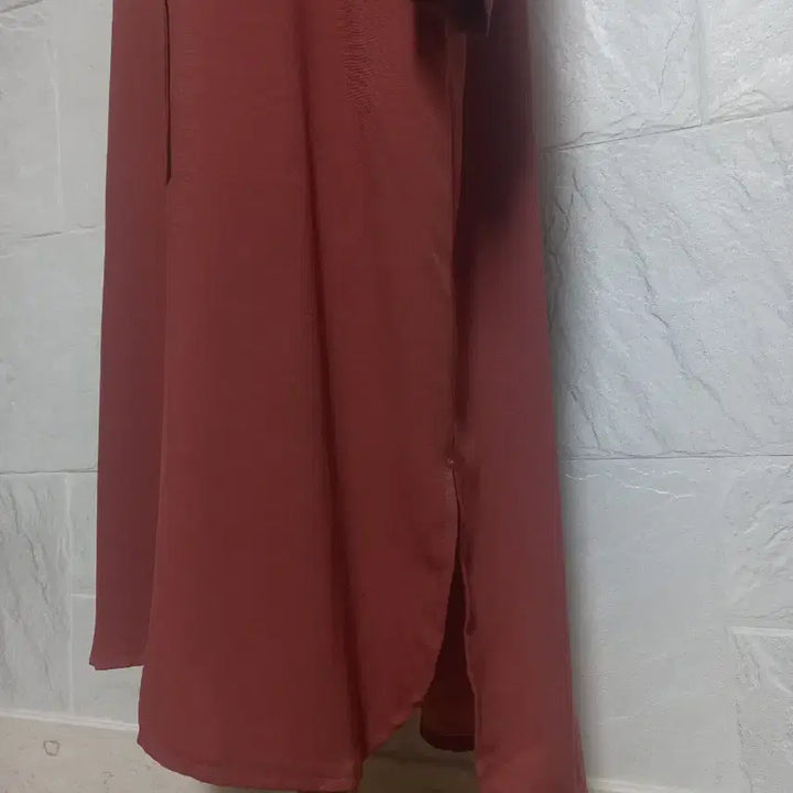 [BUNJANG] Loose Fit Silk Shirt Dress / 루즈핏 셔츠원피스