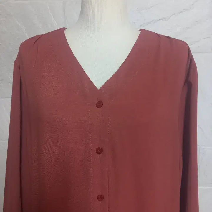 [BUNJANG] Loose Fit Silk Shirt Dress / 루즈핏 셔츠원피스