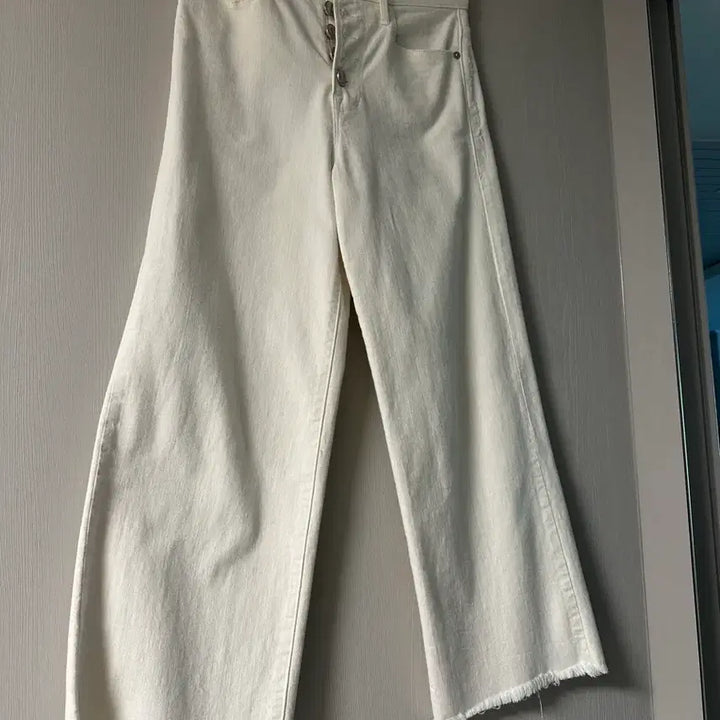 [BUNJANG] FRAME DENIM Ivory Cut-Hem Jeans / 프레임 진