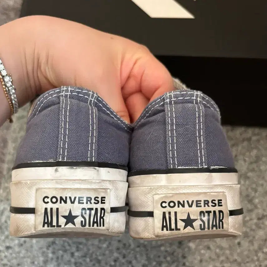 [BUNJANG] Converse Chuck Taylor Lift Low Classic Navy Sneakers / 컨버스 척테일러 리프트 로우 클래식네이비