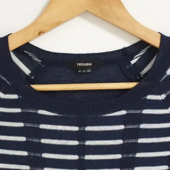 [BUNJANG] Renoma Linen Blend Knit Top / 레노마 린넨 니트 55반~66