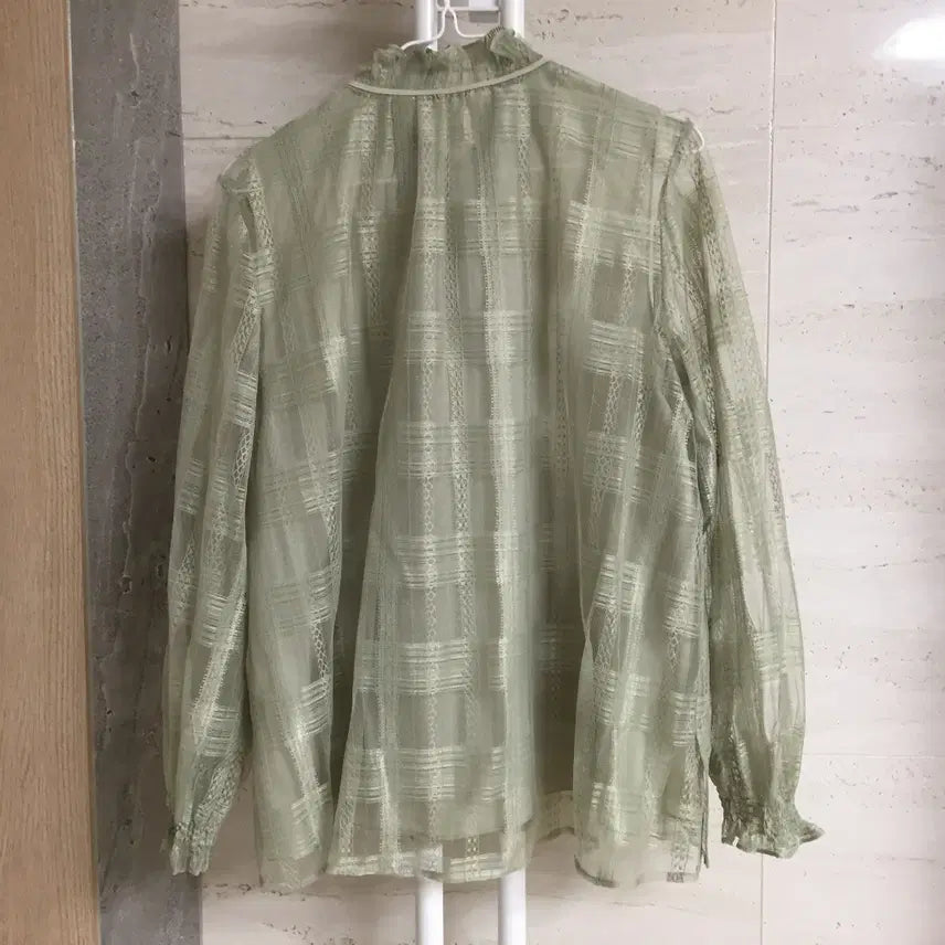 [BUNJANG] SJSJ Lace Blouse / 한섬 SJSJ 에스제이 시스루 레이스 블라우스 55
