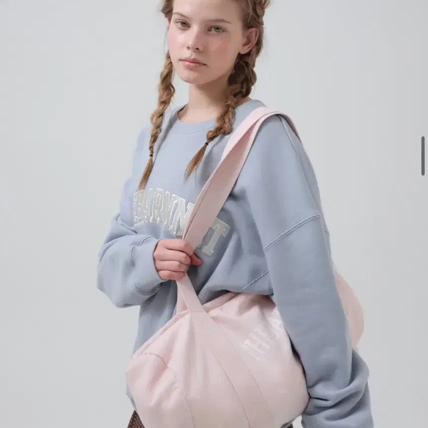 [BUNJANG] Pale Logo Duffle Bag Large Light Pink / Pale Logo Duffle Bag Large_Light Pink