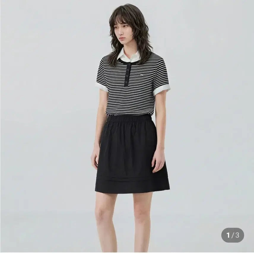 [SOLD OUT] [새상품]프로젝트m 블랙/화이트 플레어 A라인 스커트(치마) 판매합니다!