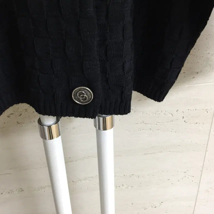 [BUNJANG] Benetton Denim Fringe Tweed Cardigan / 베네통 23fw 데님 프린지 트위드 가디건 free