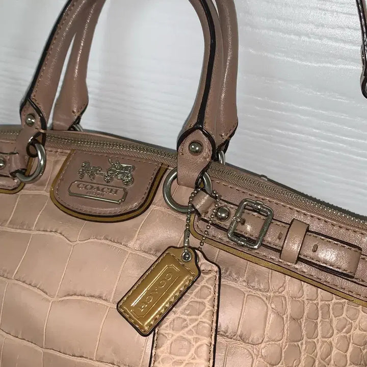 [BUNJANG] Coach Crocodile Texture Shoulder Bag / 