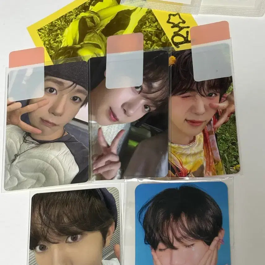 [BUNJANG] NCT WISH Ryo Photocard, Color Polaroid, Ddakji Bundle Set / 엔시티위시 NCT WISH 료 포카, color 폴라, 띠부씰 일괄