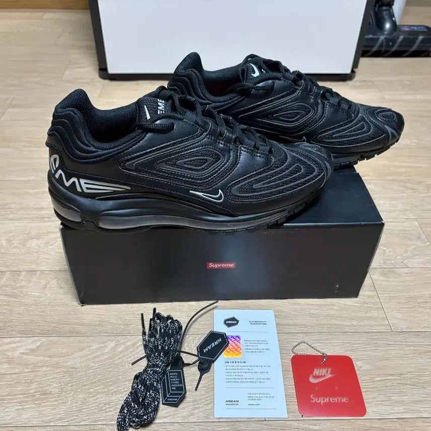 [BUNJANG] Nike Supreme Air Max 98 TL Black 280 Sneakers / 나이키 슈프림 에어맥스98 TL 블랙 280