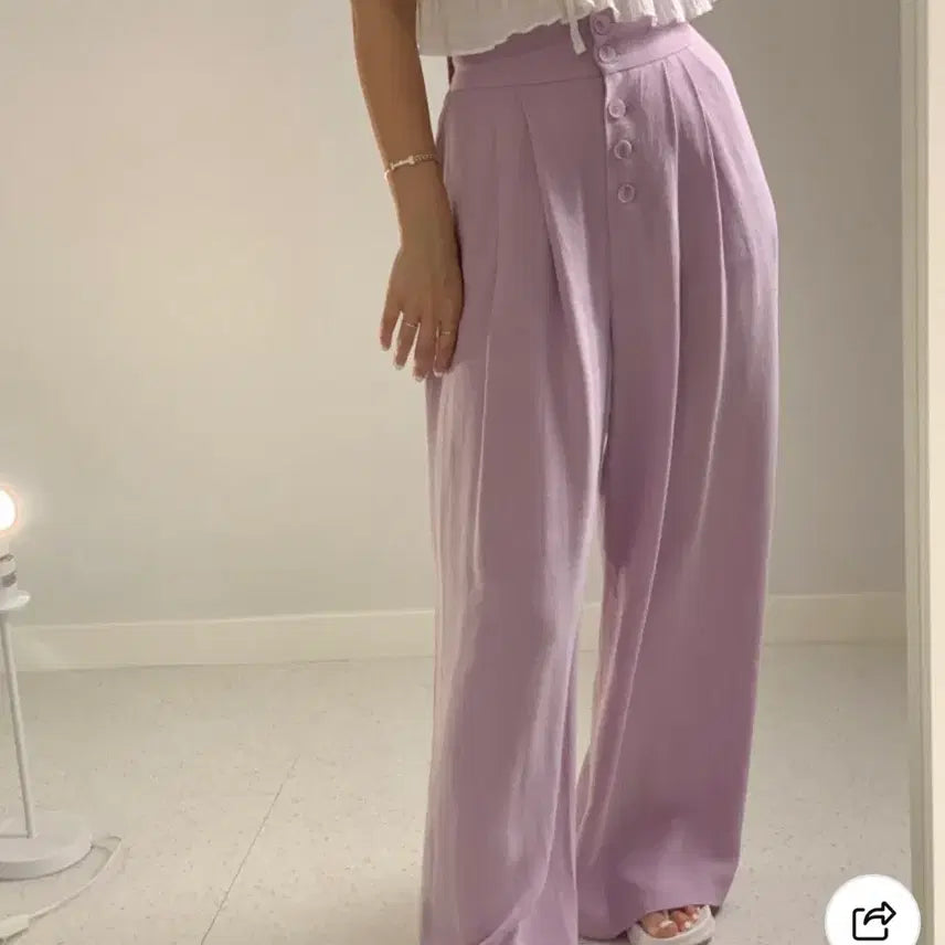 [BUNJANG] Linen Wide Pants / [새상품]린넨 와이드팬츠