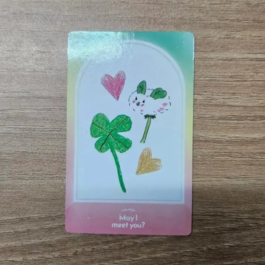 [BUNJANG] Park Jihoon May i meet you? Photocard / 박지훈 2022 May i meet you? 생일 팬미팅 토끼풀 포카
