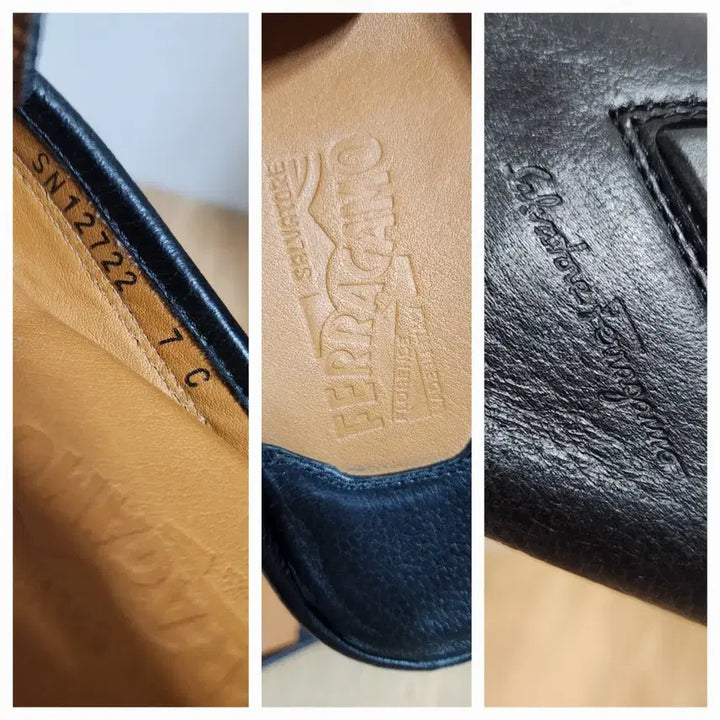 [BUNJANG] Ferragamo Gancini Gold-Trimmed Mule Slippers / (240)일회사용 페라가모 금장간치니 슬리퍼 블로퍼 뮬