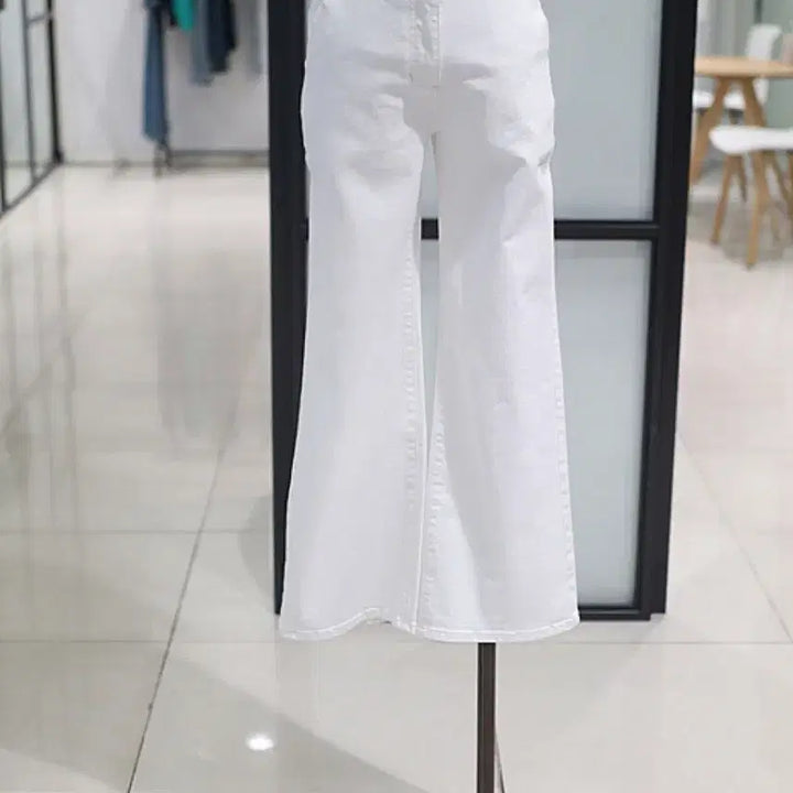 [BUNJANG] DUEL Two-Button Denim Pants 26 White / 듀엘 투버튼 데님 팬츠 26 화이트 팝니다