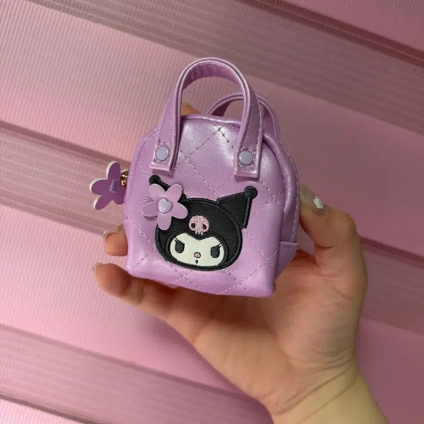 [BUNJANG] Sanrio Kuromi Mini Quilting Pouch / 산리오 쿠로미 미니퀄팅파우치