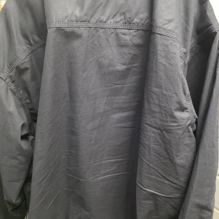 [SOLD OUT] (상태좋음)유니클로 워크 오버사이즈 셔츠 L 블랙