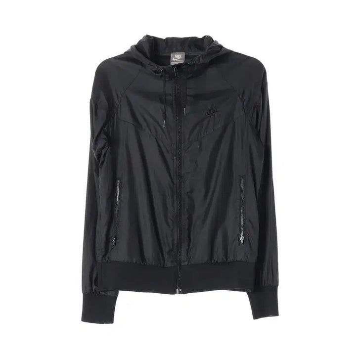[BUNJANG] Nike Black Zip-Up Hoodie Windbreaker Jacket L / 나이키 블랙 집업 후드 바람막이 L