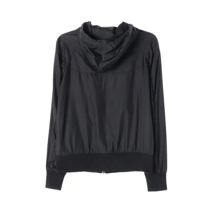 [BUNJANG] Nike Black Zip-Up Hoodie Windbreaker Jacket L / 나이키 블랙 집업 후드 바람막이 L