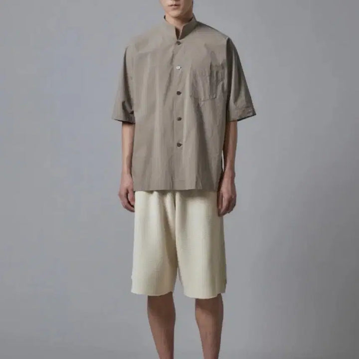 [BUNJANG] Homme Plisse Streamline Shirt Gray / 옴므플리세 스트림라인 셔츠 그레이 (4)