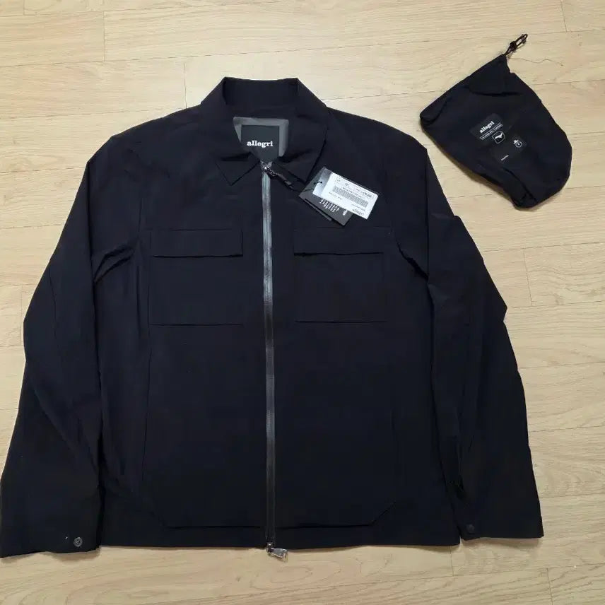 [BUNJANG] Allegri Two-Pocket Lightweight Trucker Jacket L 105 Deep Navy / 알레그리 투포켓 경량 트러커 자켓 L 105 정가 69만원 딥네이비