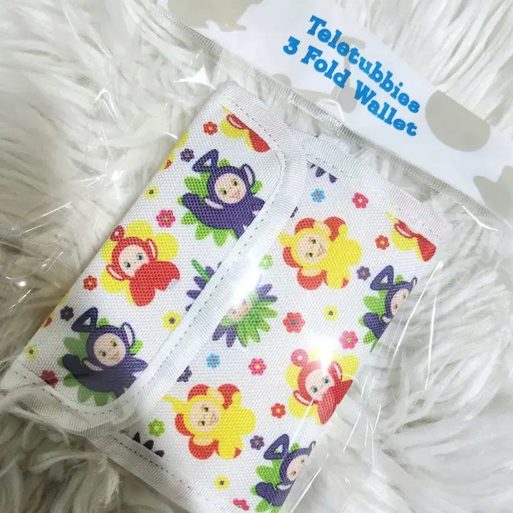 [BUNJANG] Teletubbies 3-Fold Wallet (Unused) / [미사용] 텔리토비 3단 접이식 지갑 (과자X)