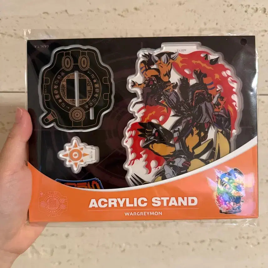 [SOLD OUT] 디지몬 전시회 진화 아크릴 워그레이몬 홀리엔젤몬