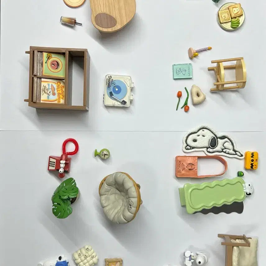 [BUNJANG] Re-Ment Snoopy Cozy Room Full Set (Unsealed) / 리멘트 스누피 코지룸 개봉 풀셋