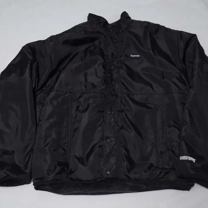 [BUNJANG] Supreme Geo Reversible Windstopper Fleece Jacket Black / [M] 슈프림 지오 리버시블 윈드스토퍼 플리스 자켓 블랙