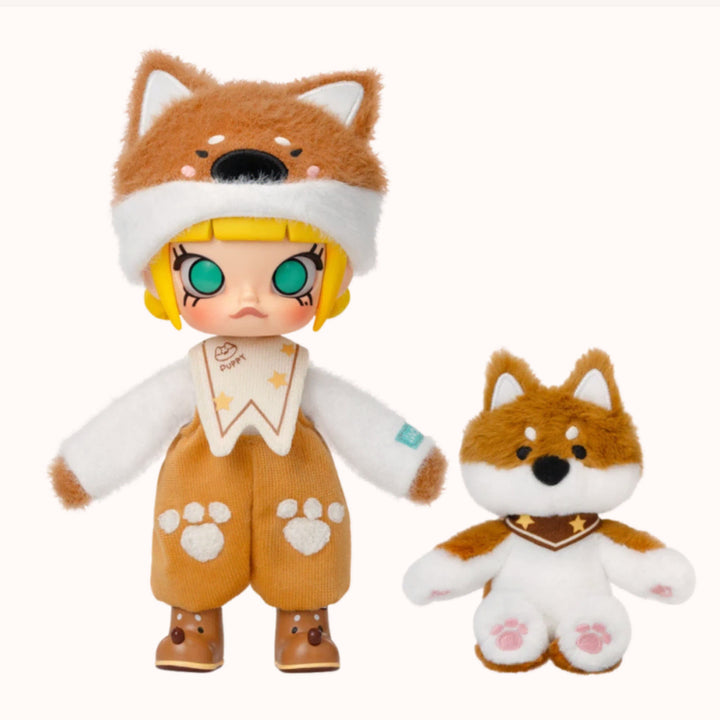 [SOLD OUT] 팝마트 몰리 베어 브레드 앤 허깅 시바 이누 1/8 액션 피규어.