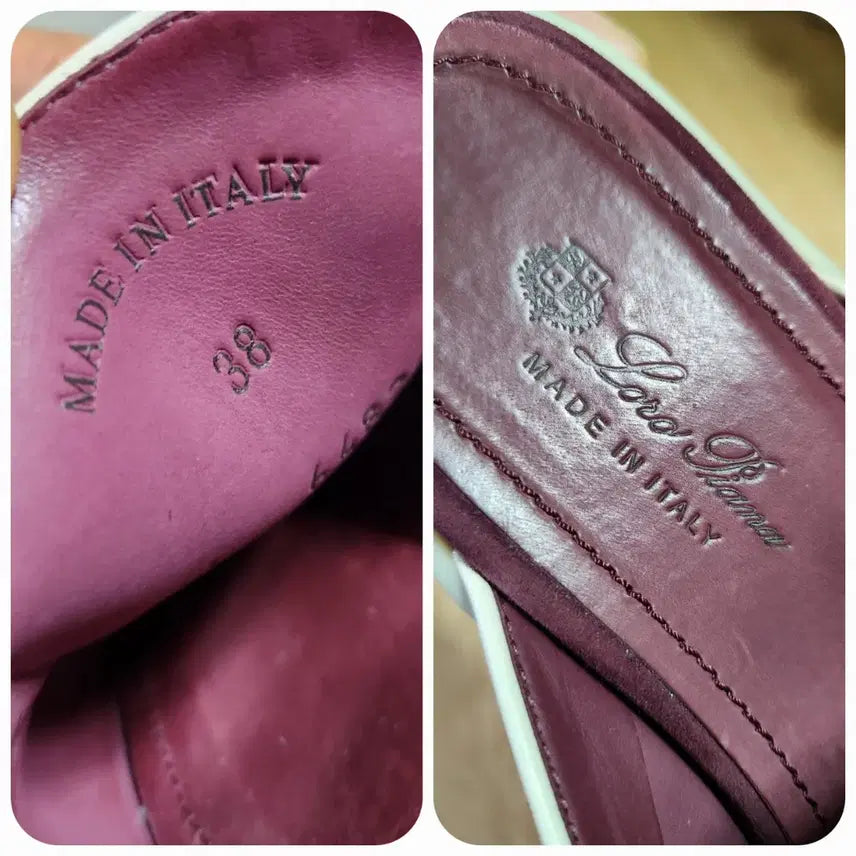 [BUNJANG] Loro Piana Summer Walk Slipper Mules / (38/245)로로피아나 썸머워크 슬리퍼 블로퍼 뮬 바부슈