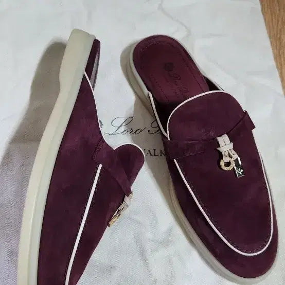 [BUNJANG] Loro Piana Summer Walk Slipper Mules / (38/245)로로피아나 썸머워크 슬리퍼 블로퍼 뮬 바부슈