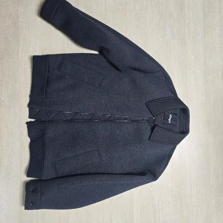 [BUNJANG] Allegri Neo Collar Blouson Charcoal Gray / 알레그리 네오 카라 블루종 차콜 그레이 팝니다