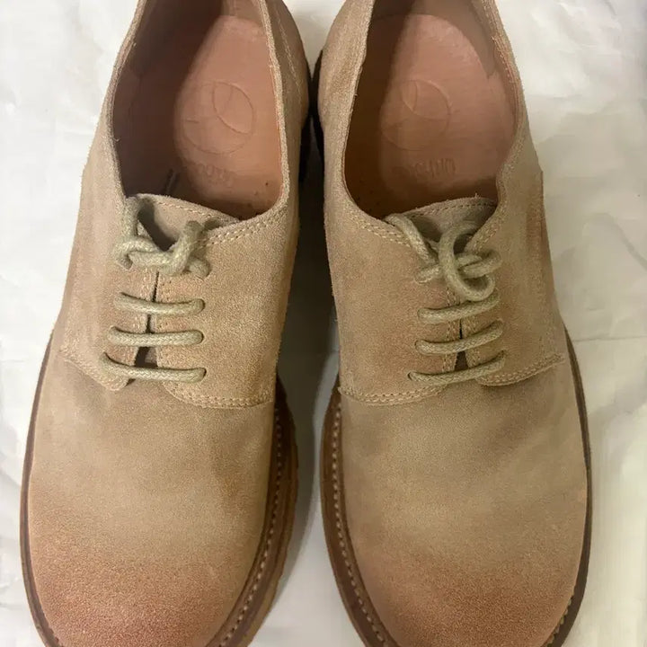 [BUNJANG] Yase 6.5cm Feather Commando Sole Suede Derby Shoes / 야세 6.5cm 페더 코만도솔 스웨이드 더비슈즈 250
