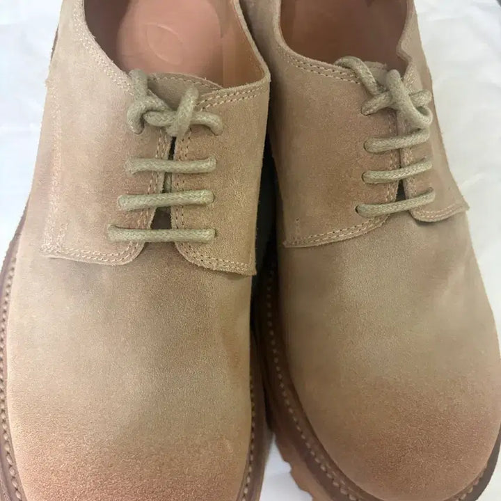 [BUNJANG] Yase 6.5cm Feather Commando Sole Suede Derby Shoes / 야세 6.5cm 페더 코만도솔 스웨이드 더비슈즈 250