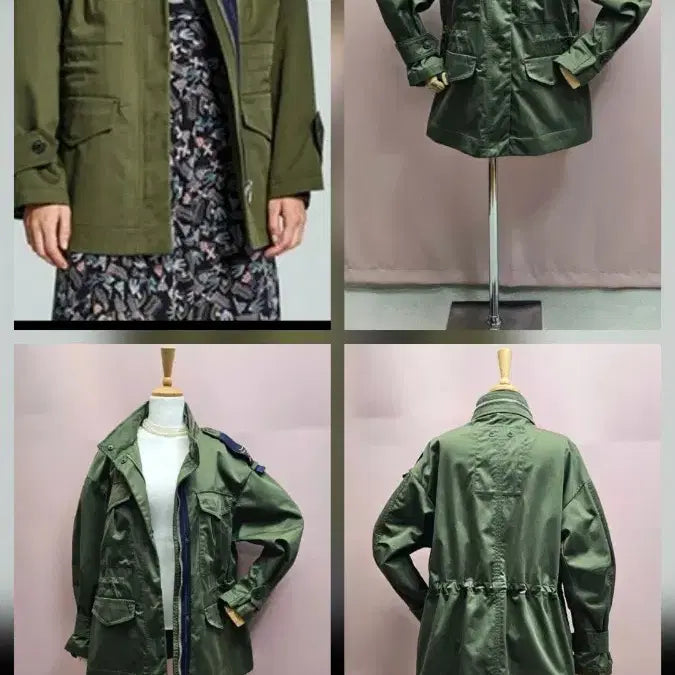 [BUNJANG] Jucy Judy Oversized Khaki Field Jacket / 쥬시쥬디야상
