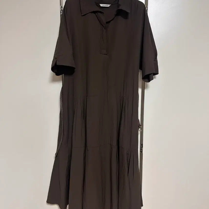 [BUNJANG] SHE SMISS Brown Long Shirt Dress / SHE SMISS 셔츠형 롱 원피스 브라운 새거같아요