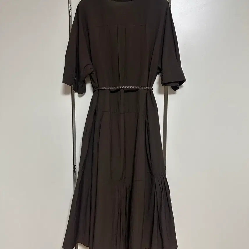 [BUNJANG] SHE SMISS Brown Long Shirt Dress / SHE SMISS 셔츠형 롱 원피스 브라운 새거같아요