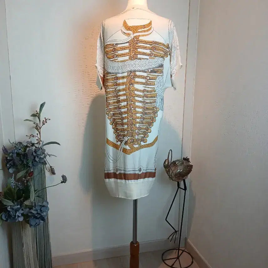 [BUNJANG] Hermes Long Dress Cashmere Silk Blend / HERMES 에르메스 롱 원피스/한국사이즈55