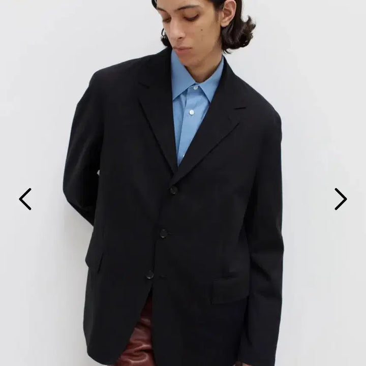 [BUNJANG] Auralee Super Fine Wool Cotton Twill Oversized Jacket Black 5 / 오라리 22aw 슈퍼 파인 울 코튼 트윌 오버 자켓 블랙 5
