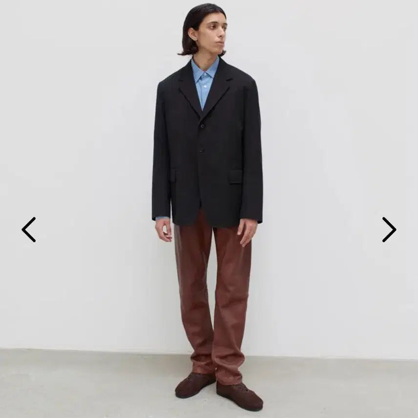 [BUNJANG] Auralee Super Fine Wool Cotton Twill Oversized Jacket Black 5 / 오라리 22aw 슈퍼 파인 울 코튼 트윌 오버 자켓 블랙 5