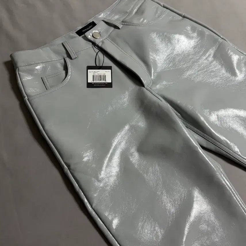 [BUNJANG] Entire Studios Wet Leather Wide Pants / (M) 엔타이어스튜디오 WET 레더 팬츠 와이드
