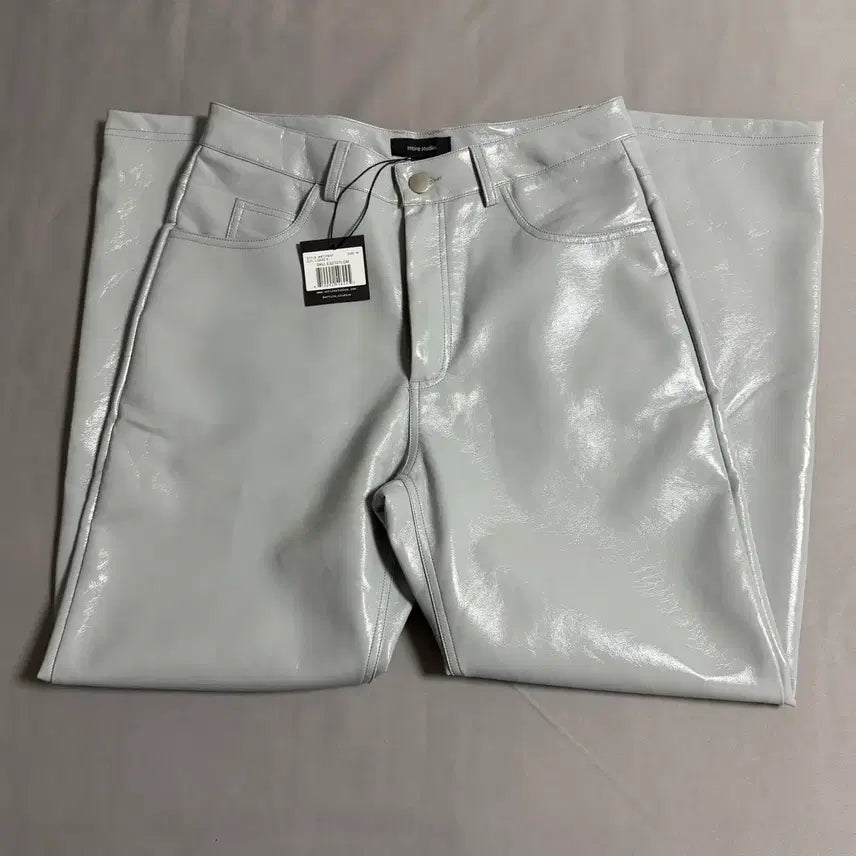 [BUNJANG] Entire Studios Wet Leather Wide Pants / (M) 엔타이어스튜디오 WET 레더 팬츠 와이드